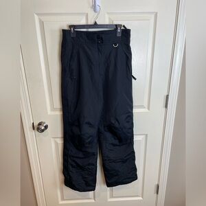 Slalom Black ski snowboard pants medium